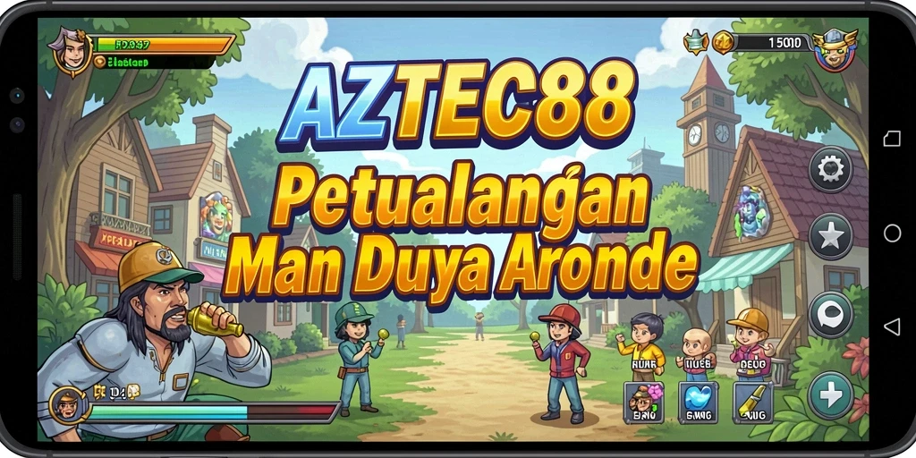 Tampilan gameplay AZTEC88 yang penuh aksi dan tantangan.