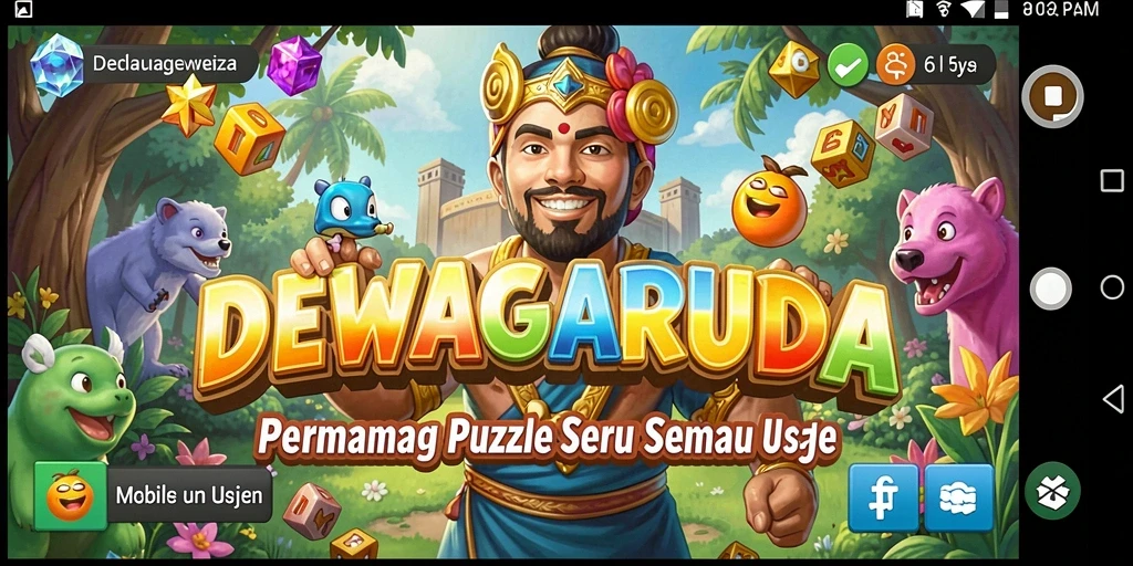 Screenshot DEWAGARUDA menampilkan gameplay menarik dan menantang.