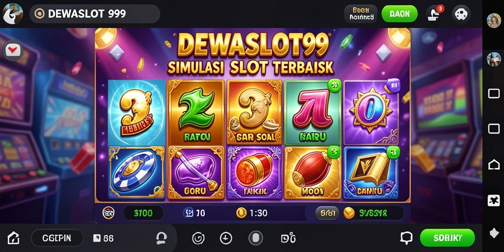 Tampilan gameplay menarik dari DEWASLOT99 yang penuh warna.