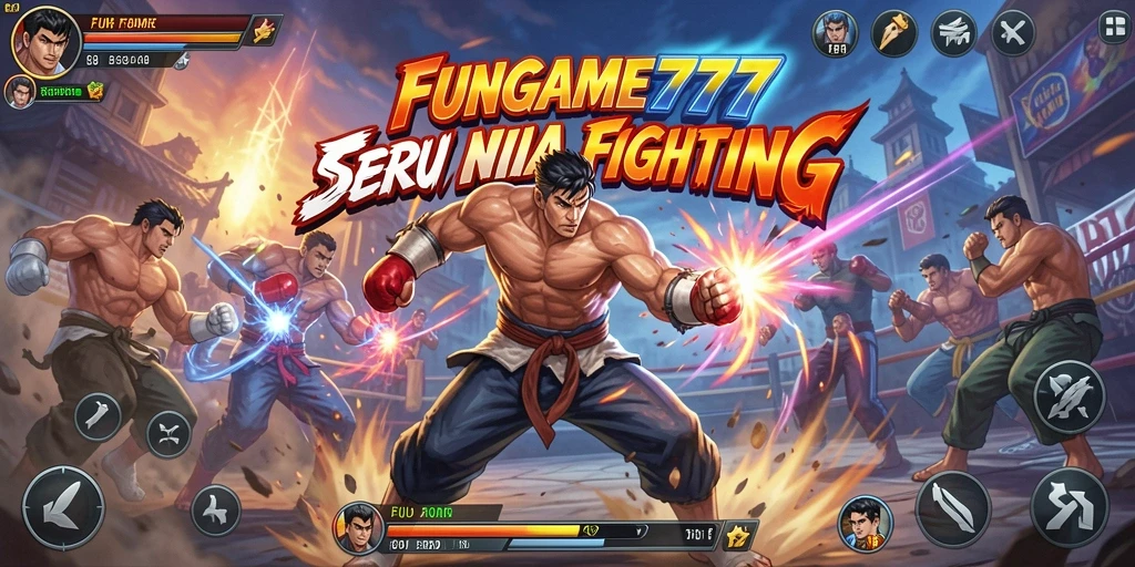 Gameplay FUNGAME777 dengan pertarungan seru dan grafis menakjubkan.