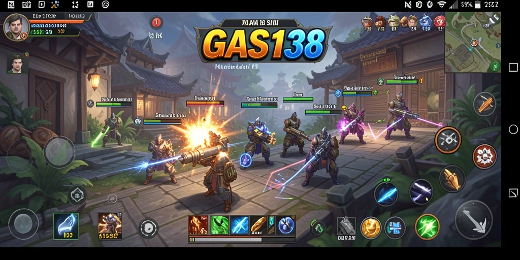 Tampilan gameplay GAS138 yang seru dalam membangun dan berperang.