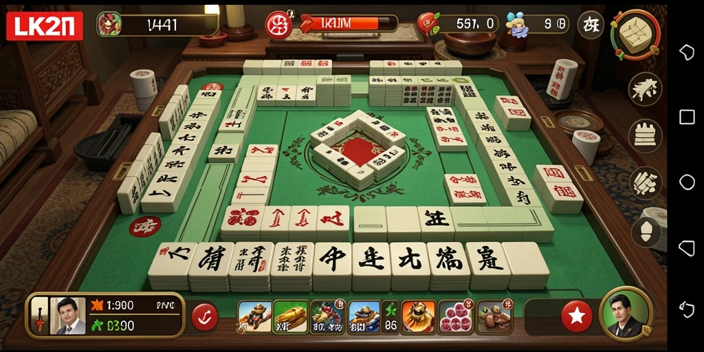 Screenshot utama LK21 menampilkan gameplay Mahjong yang menantang.