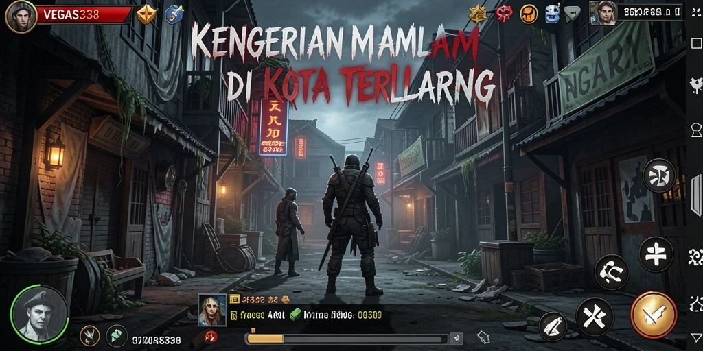 Tangkapan layar menunjukkan suasana mencekam dalam game VEGAS338.