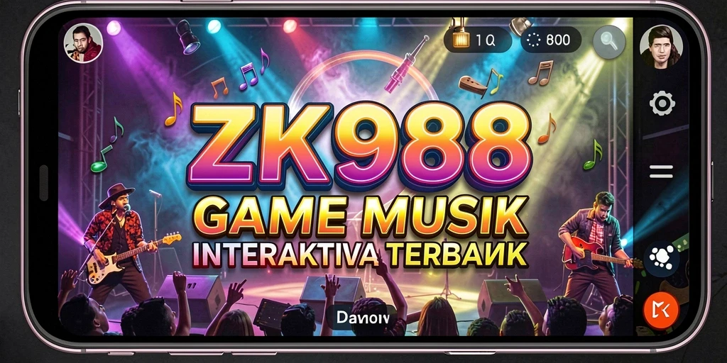 Screenshot utama ZK988 dengan tampilan gameplay menarik