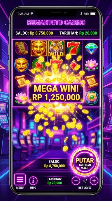 Screenshot proses unduh aplikasi di rumahtoto yang mudah dipahami.